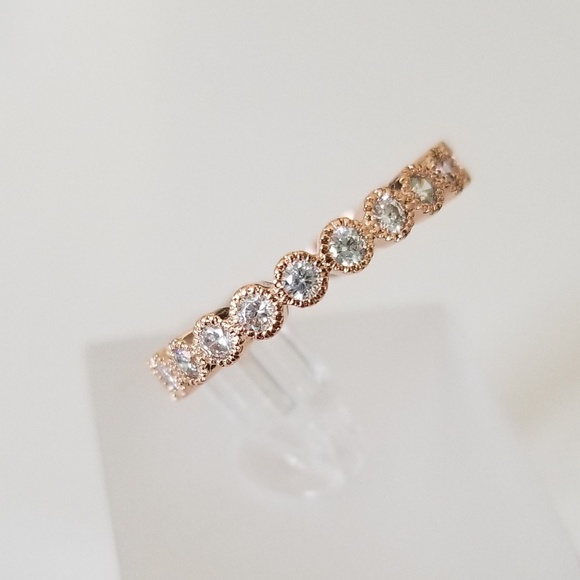 Rose Gold Eternity Band - Picture 5 of 7